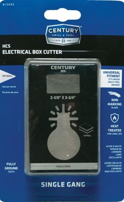 Image showing  HCS Oscillating Electrical Box Cutter Saw Blade, 2-3/8 in. x 3-3/4 in.