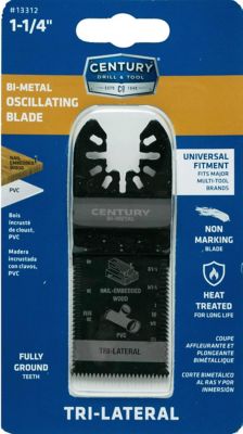 Image showing  Bi-Metal Oscillating Tri-Lateral Flush & Plunge Cut Saw Blade, 1-1/4 in.