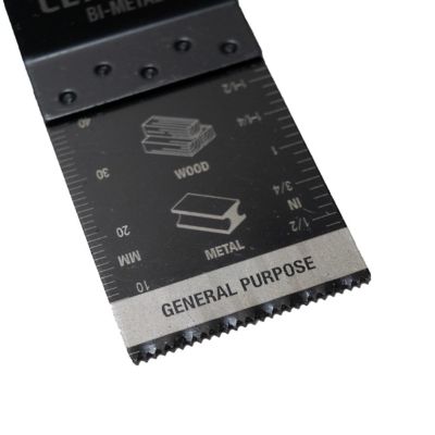 Image showing  Bi-Metal Oscillating Flush & Plunge Cut Saw Blade, 1-1/4 in., 3 pc.