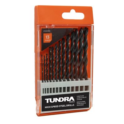 Image showing Tundra Tools High Speed Steel Drill Bit Set, 13 pc.