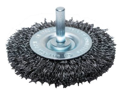 Image showing  4 pc. Wire Brush & Flap Wheel Set