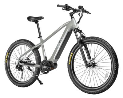 Image showing  E-Dualride Step-Over Hardtail Electric Bike, Grey