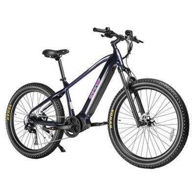 Image showing  E-Dualride Step-Over Hardtail Electric Bike, Violet