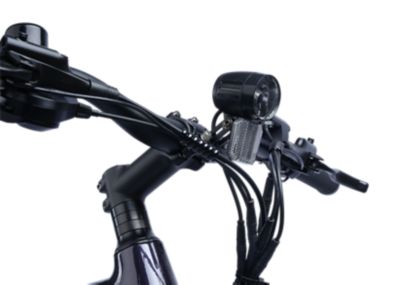 Image showing  E-Dualride Step-Over Hardtail Electric Bike, Violet