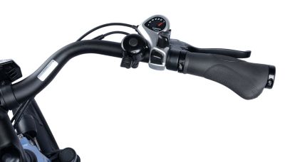 Image showing  E-Daily Step-Through Hybrid Electric Bike, Prussian Blue