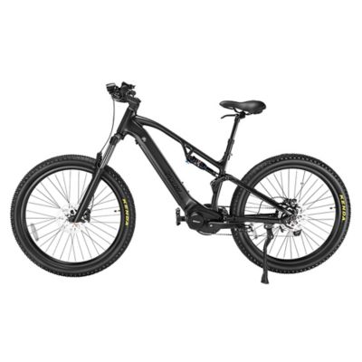 Image showing  E-Surge Step-Over Full Suspension Electric Bike, Black