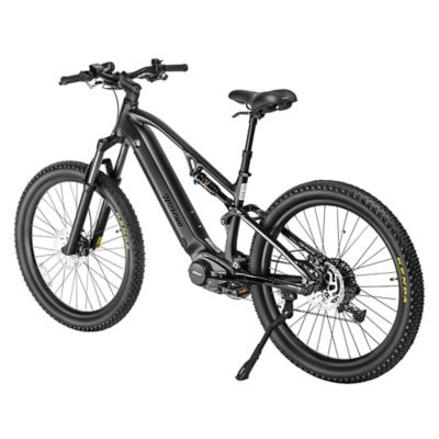Image showing  E-Surge Step-Over Full Suspension Electric Bike, Black