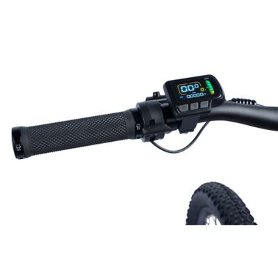 Image showing  E-Surge Step-Over Full Suspension Electric Bike, Black