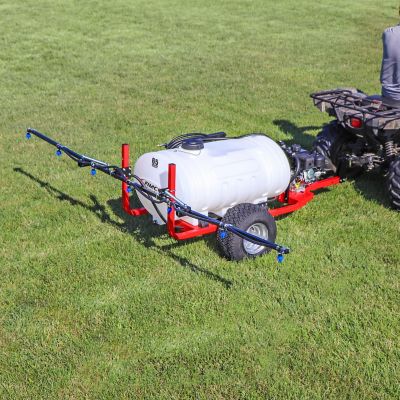 Image showing  65 gal. Trailer Sprayer with 4 Roller Pump and 7-Nozzle Boom