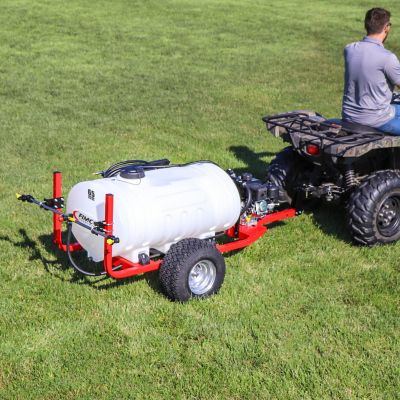 Image showing  65 gal. Trailer Sprayer with 4 Roller Pump and Broadcast Boom
