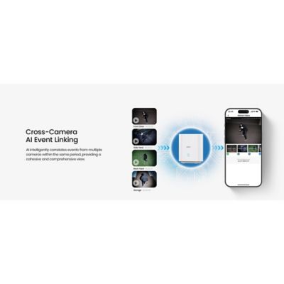 Image showing 5 th AOSU 3K 5.0MP Outdoor WirelessCam System Max with 2 Cameras and 4-Channel Home Station Recorder, C6S2AH11