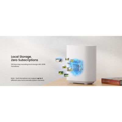 Image showing  2K QHD 3.0MP Dual-Band Wi-Fi Quick-Install Outdoor AI-Smart Solar Camera Pro System with Home Station, 4 Cameras