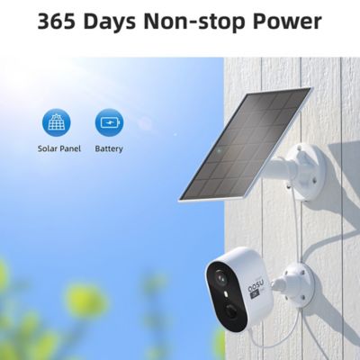 Image showing  2K QHD 3.0-MP Wi-Fi Outdoor AI-Smart Solar Security Camera with PIR Motion Detection, 2-Way Audio, Spotlight, C7L2BA11