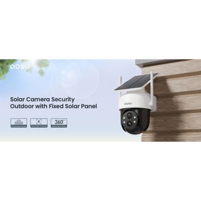 Image showing  2K QHD 3.0-MP Wi-Fi Outdoor AI-Smart Solar Security Camera with Panoramic PTZ and Auto-Tracking, C9C2CA11