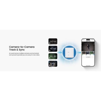 Image showing  2K QHD 3.0-MP Dual-Band Wi-Fi Quick-Install Outdoor AI-Smart Solar Camera Pro System with HomeBase (2 Cameras)