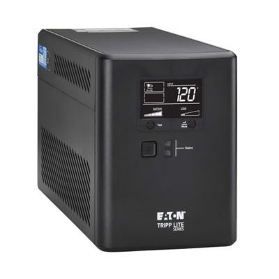 Tripp Lite 600-Watt Line-Interactive Cloud-Connected Tower UPS with Remote Monitoring, 10 Outlets, 5 ft. Cord, SMART1000LCDTNC