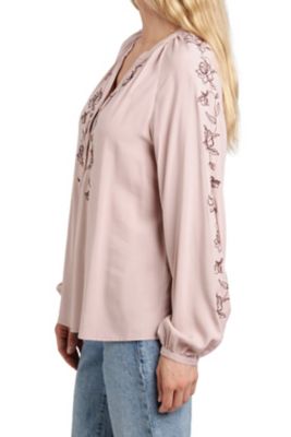 Image showing 3 th Vintage Threads Long Sleeve Embroidered Blouse