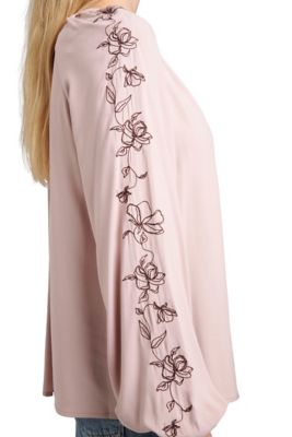 Image showing 4 th Vintage Threads Long Sleeve Embroidered Blouse