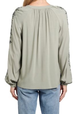 Image showing  Long Sleeve Embroidered Blouse