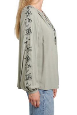 Image showing  Long Sleeve Embroidered Blouse