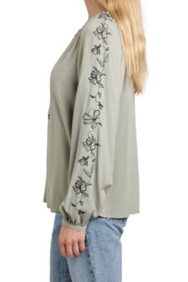 Image showing  Long Sleeve Embroidered Blouse