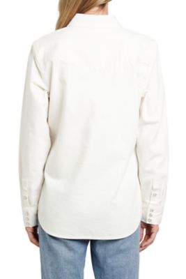 Image showing  Long Sleeve Embroidered Denim Shirt