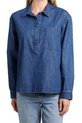 Vintage Threads Long Sleeve Denim Shirt