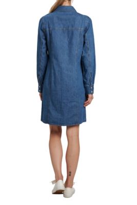Image showing  Long Sleeve Denim Dress