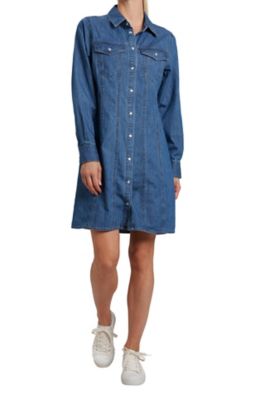 Vintage Threads Long Sleeve Denim Dress