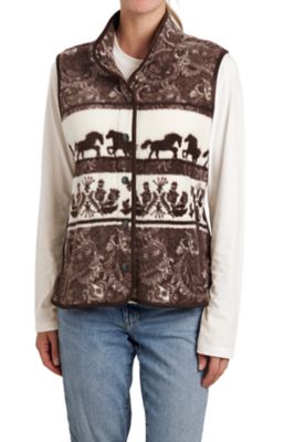 Vintage Threads Printed Scenic Vest