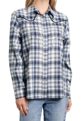 Image showing  Flannel Embroidered Blouse