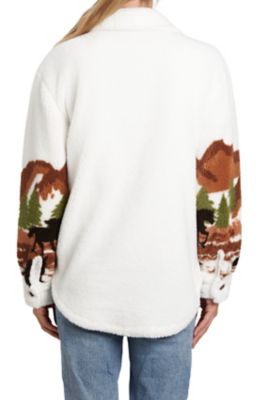 Image showing  Two Pocket Button Scenic Sherpa