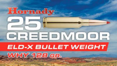 Image showing  25 Creedmoor 128 GR ELD-X Precision Hunter