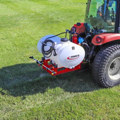 Image showing  65 gal. 3 Point Sprayer with 6 Roller Pump, Deluxe Spray Wand and Broadcast Boom
