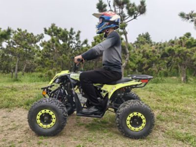 Image showing  125cc Carburetor Fluorescent Green ATV