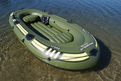 Image showing 5 th Solstice Watersports Outdoorsman 6 Person Inflatable Boat, 31600