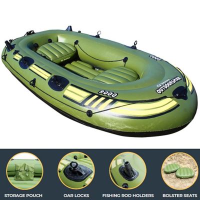 Image showing  Outdoorsman 4 Person Inflatable Boat, 31400