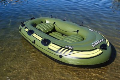 Image showing 7 th Solstice Watersports Outdoorsman 4 Person Inflatable Boat, 31400