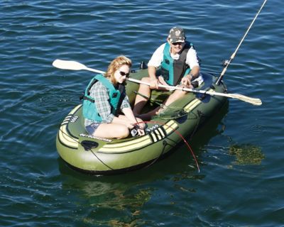 Image showing 9 th Solstice Watersports Outdoorsman 4 Person Inflatable Boat, 31400
