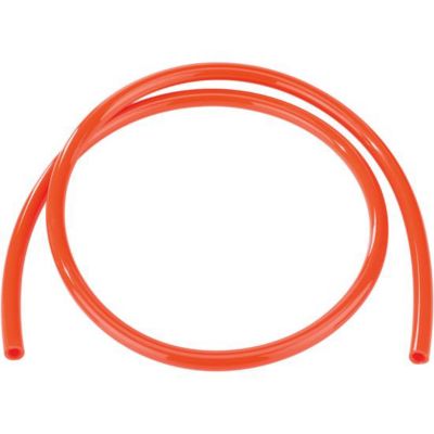 Helix Racing Products 1/4 in. ID x 3/8 in. OD x 3 ft. Solid Orange Fuel Line, 140-3901S