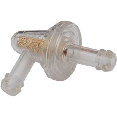 Helix Racing Products 1/4 in. (6mm) 90 DEG. Fuel Filter, 118-9044
