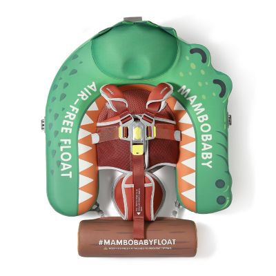 Image showing  Air-Free Float with Canopy - Big Mouth Gator - Green