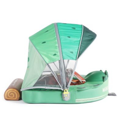 Image showing  Air-Free Float with Canopy - Big Mouth Gator - Green