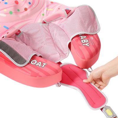 Image showing  Air-Free Float with Canopy - Cupcake - Pink