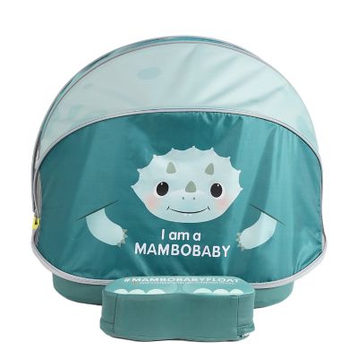 Image showing  Air-Free Float with Canopy - Tri Dino Cuddle - Green