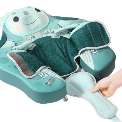 Image showing  Air-Free Float with Canopy - Tri Dino Cuddle - Green