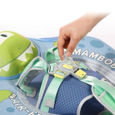 Image showing  Air-Free Float with Canopy - T-Rex Cuddle - Blue