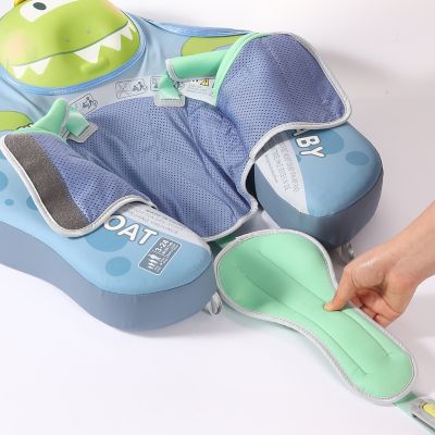 Image showing  Air-Free Float with Canopy - T-Rex Cuddle - Blue