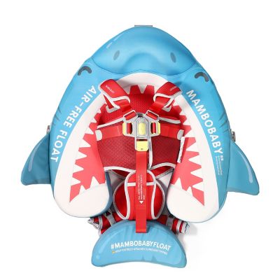 Image showing  Air-Free Float with Canopy - Big Mouth Shark - Blue