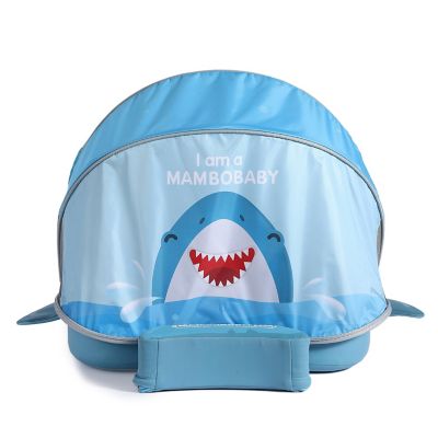 Image showing  Air-Free Float with Canopy - Big Mouth Shark - Blue